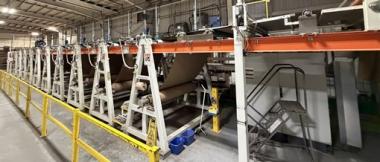 COMPLETE HONEYCOMB / CELLULAR PAPER CORE PRODUCTION LINE 