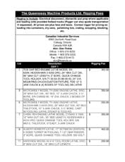 Exclusive Rigging Fees Exclusive Rigging Fees