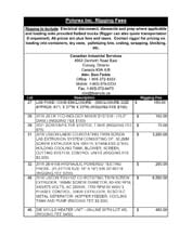 Exclusive Rigging Fees Exclusive Rigging Fees